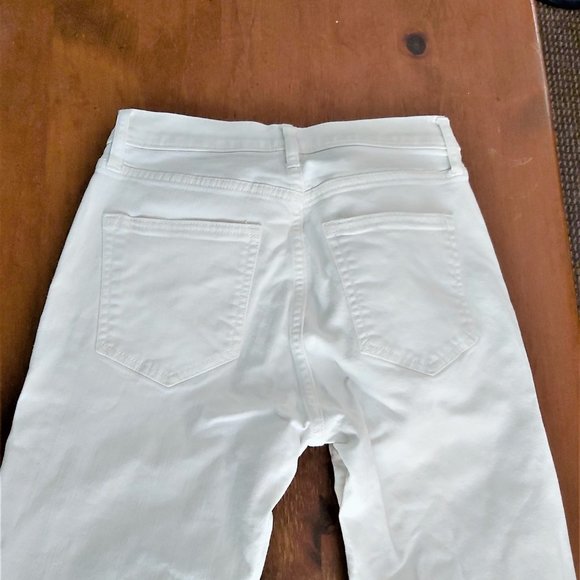 Raw Edge Gap True Skinny bright white Sz 25 jeans - Picture 2 of 3